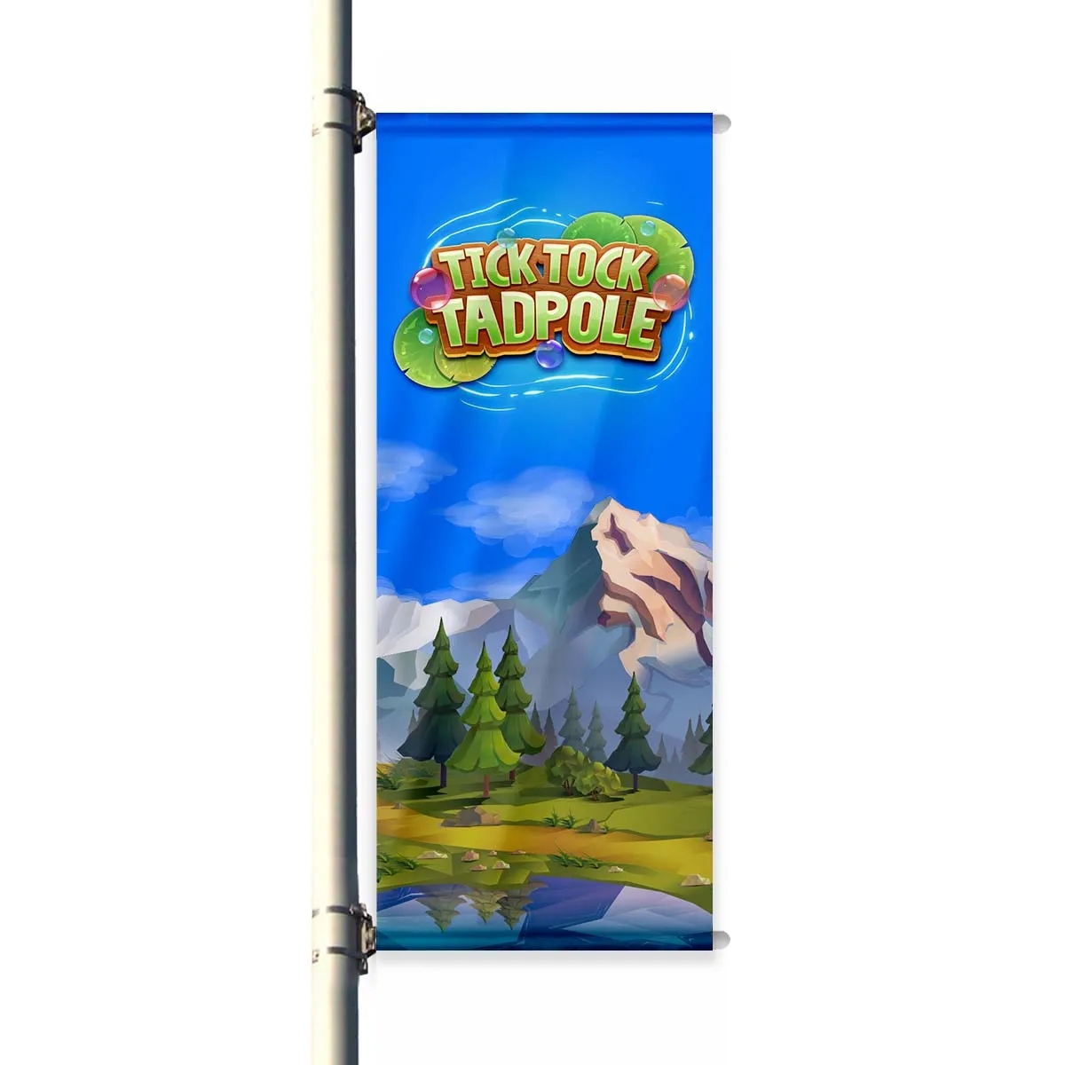 Custom Digitally Printed Vinyl Avenue Banner, Double-sided 3