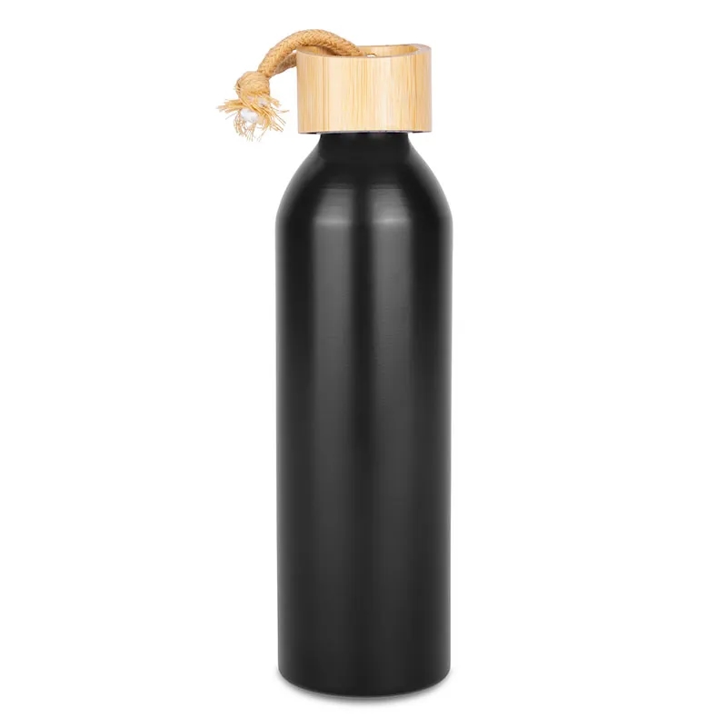 Meriden Sustainable Aluminum Bottle with Bamboo Lid &Cotton 16
