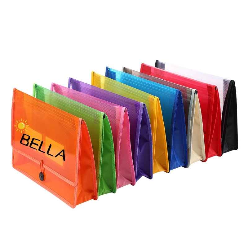 A4 Popper Wallet Plastic Folder Poly Pockets Envelope 2