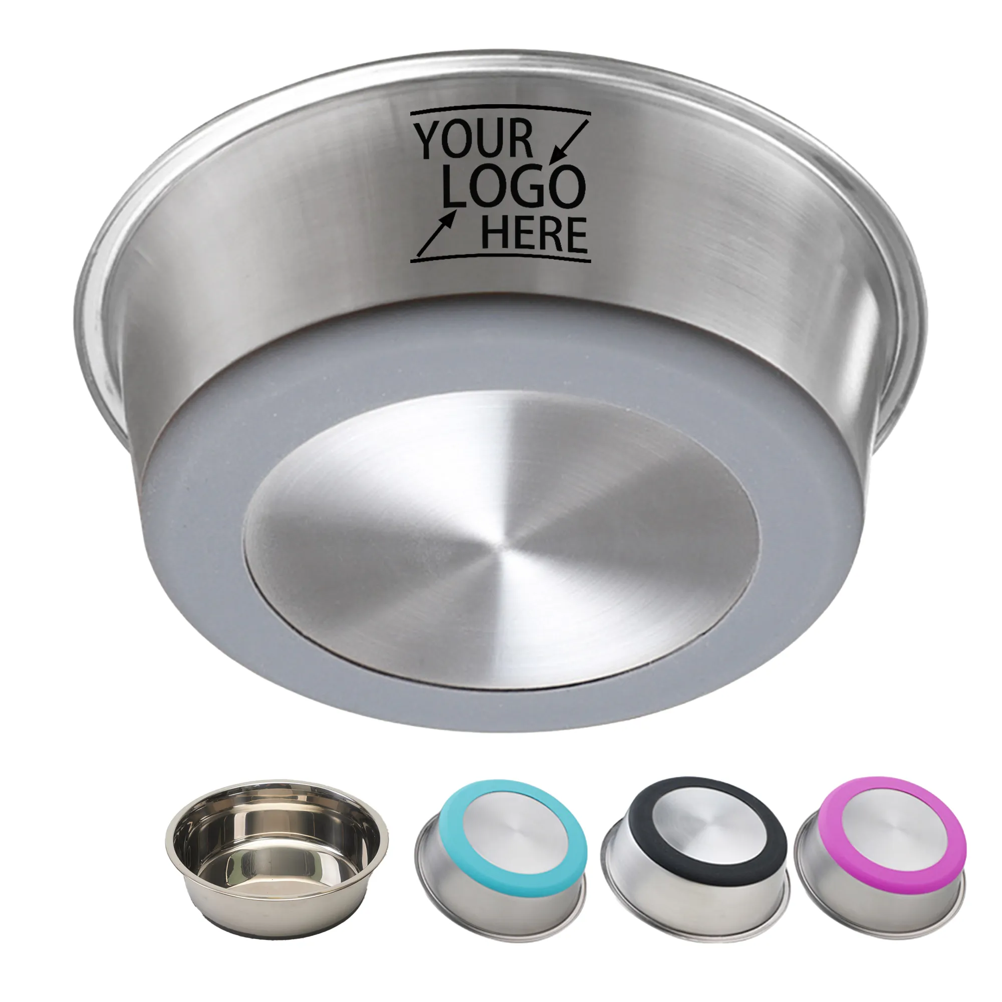 Non-Slip Stainless Steel Pet Bowl