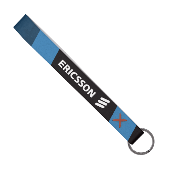 Strickland Dye-Sublimated Felt Wrist Keychain w/ Metal Split Ring 2