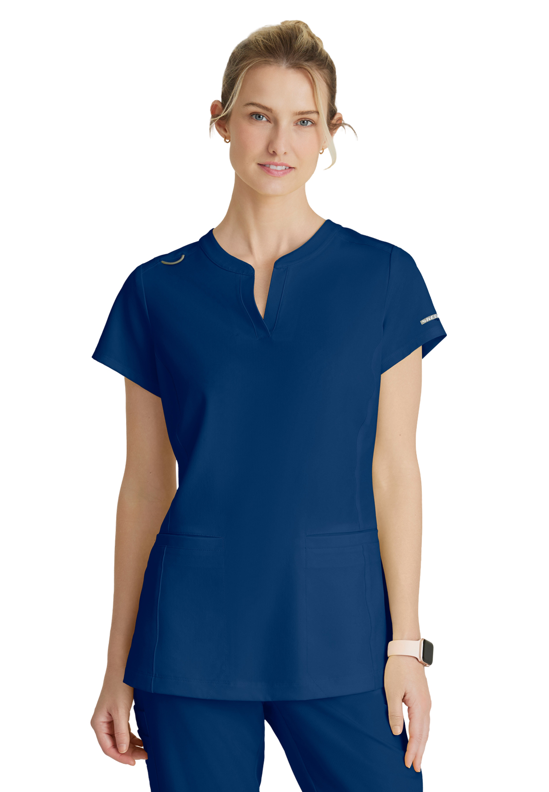 Skechers - Women's Two-Pocket Placket V-Neck Coast Scrub Top 31