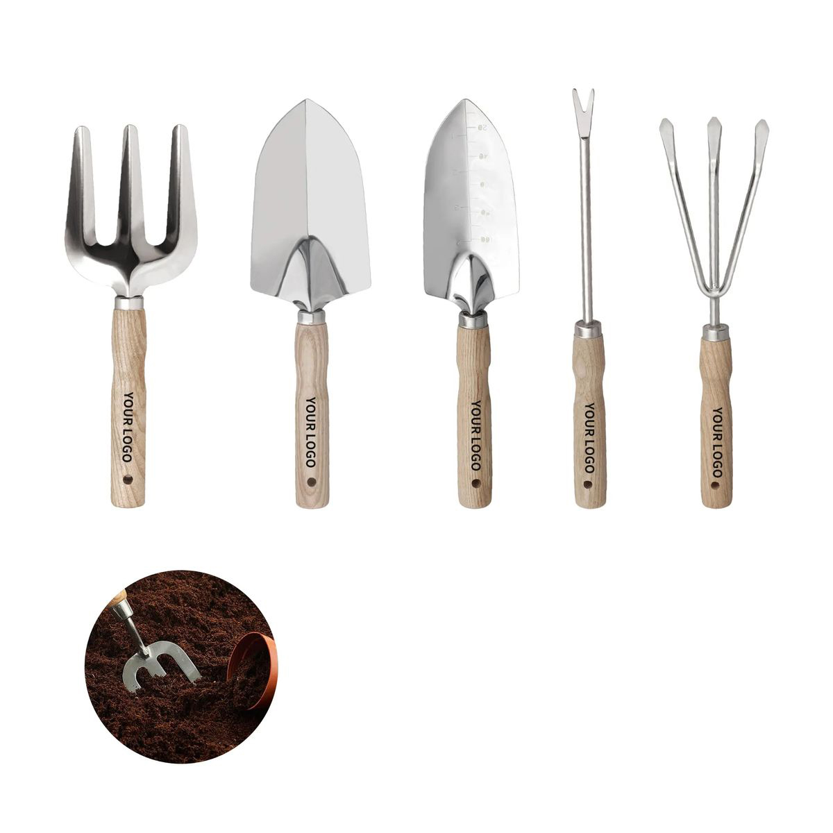 Durable Stainless Garden Tools for Succulent Plants 1