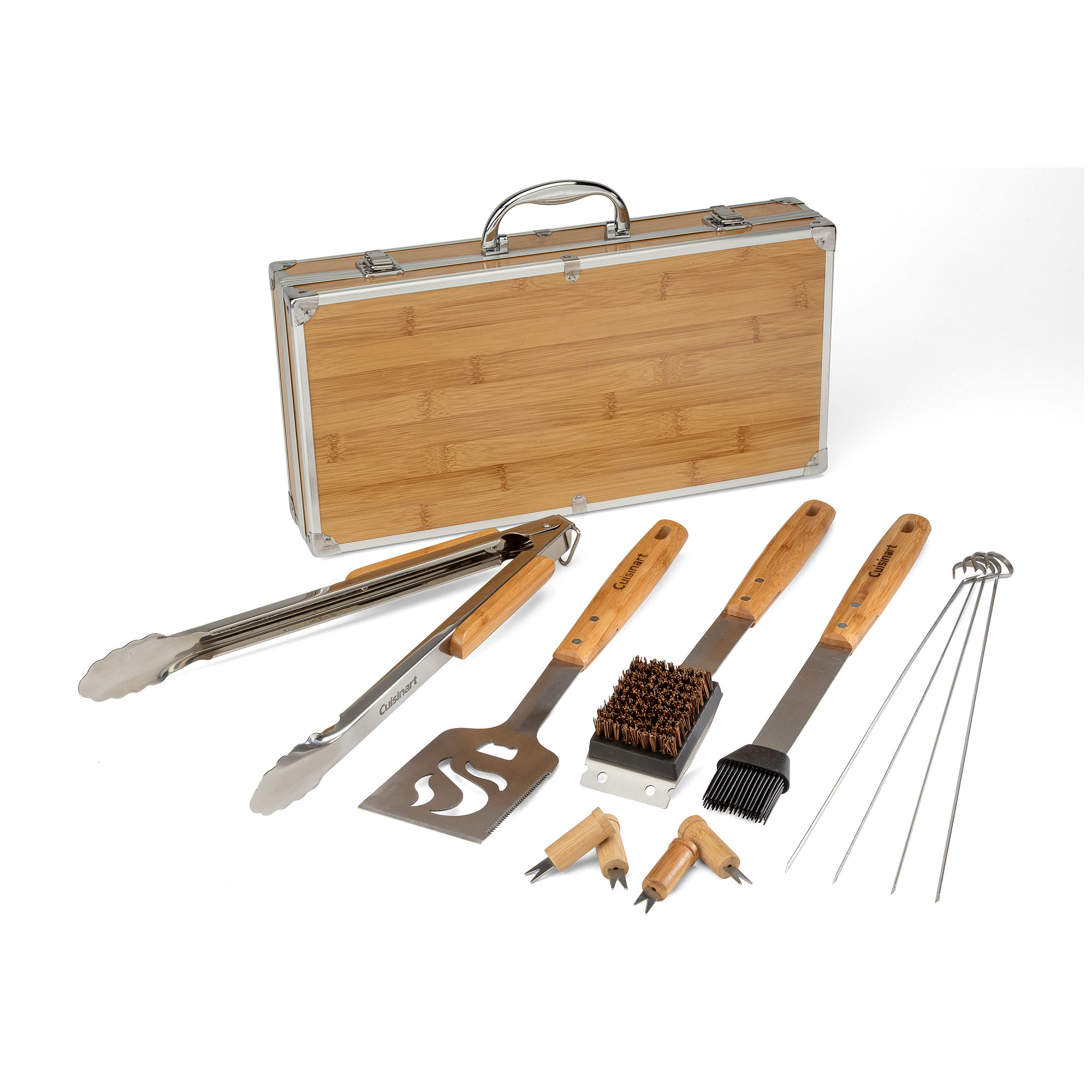 Cuisinart Outdoors® Bamboo 13 PC Grill Tool Set 18