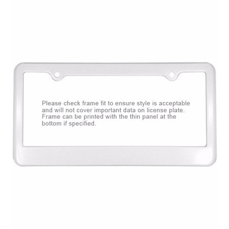 2 Holes License Plate Frame 1