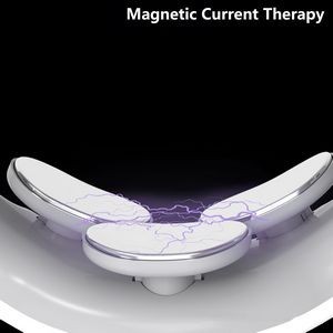 Rechargeable Electric Pulse Neck Massager With Magnetic Pads 8