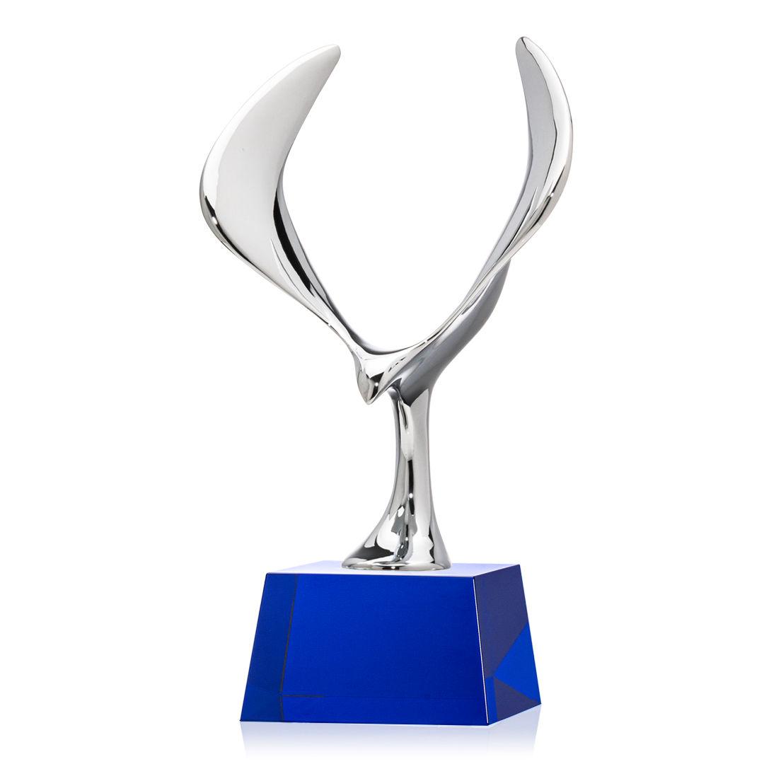 Maverick Eagle VividPrint™ Award on Robson Base - Blue 6