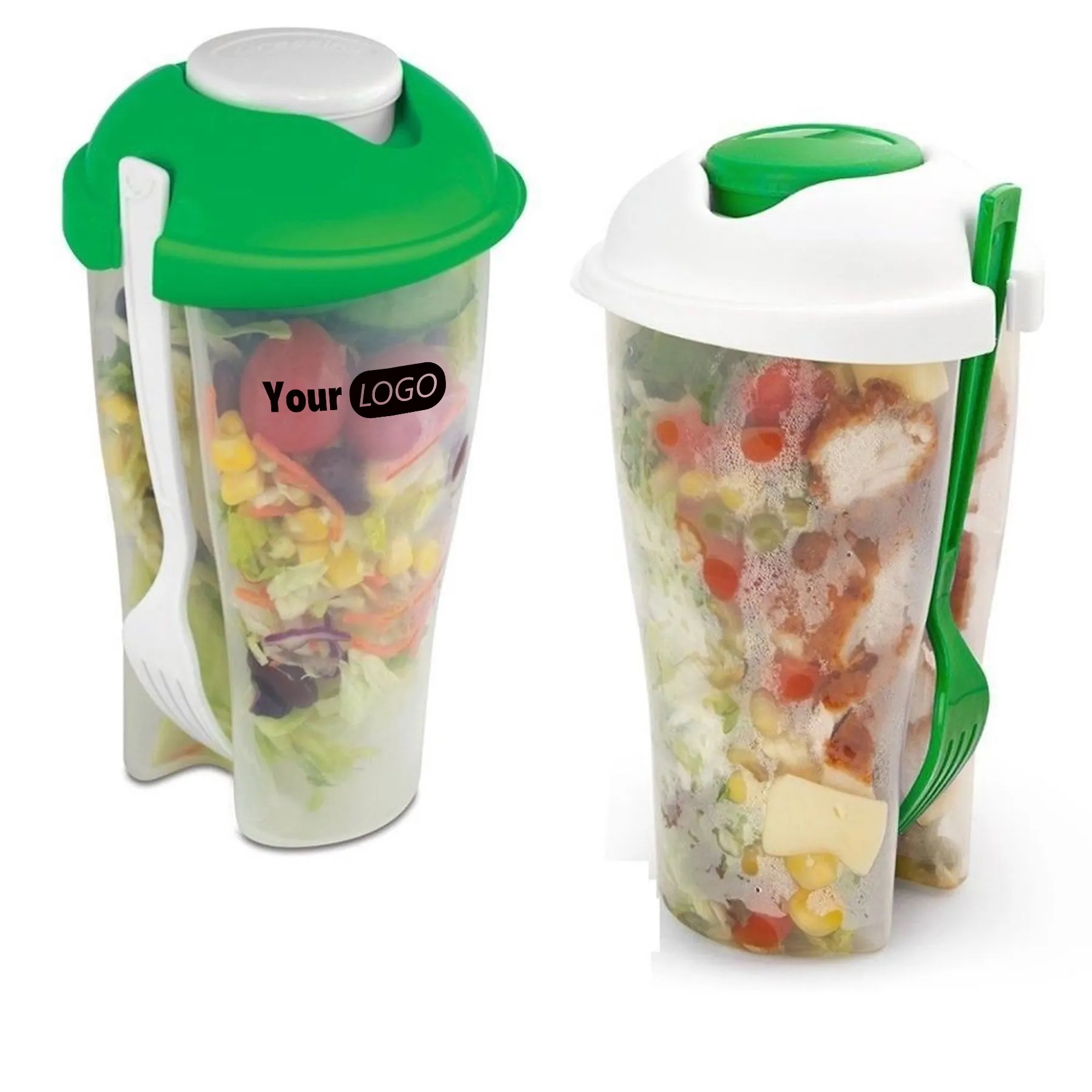 26OZ Salad Shaker / Bowl Food Storage Container 2
