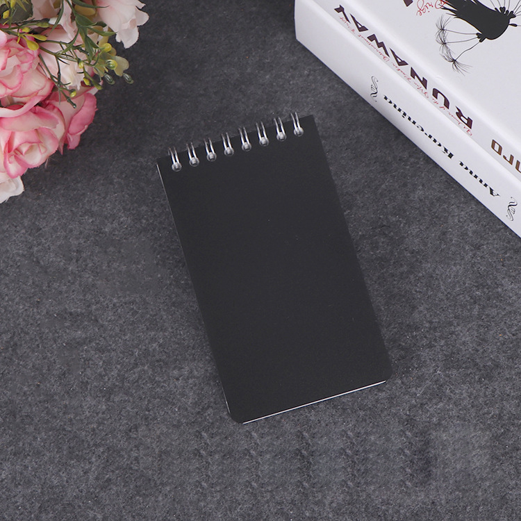 Waterproof Paper Notebook w/ Cover Top-Spiral Memo Book 7