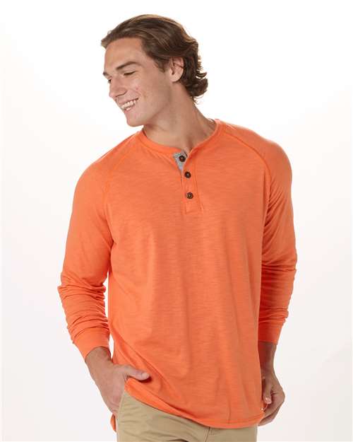 Unisex Henley Long Sleeve T-Shirt - BM3101 40