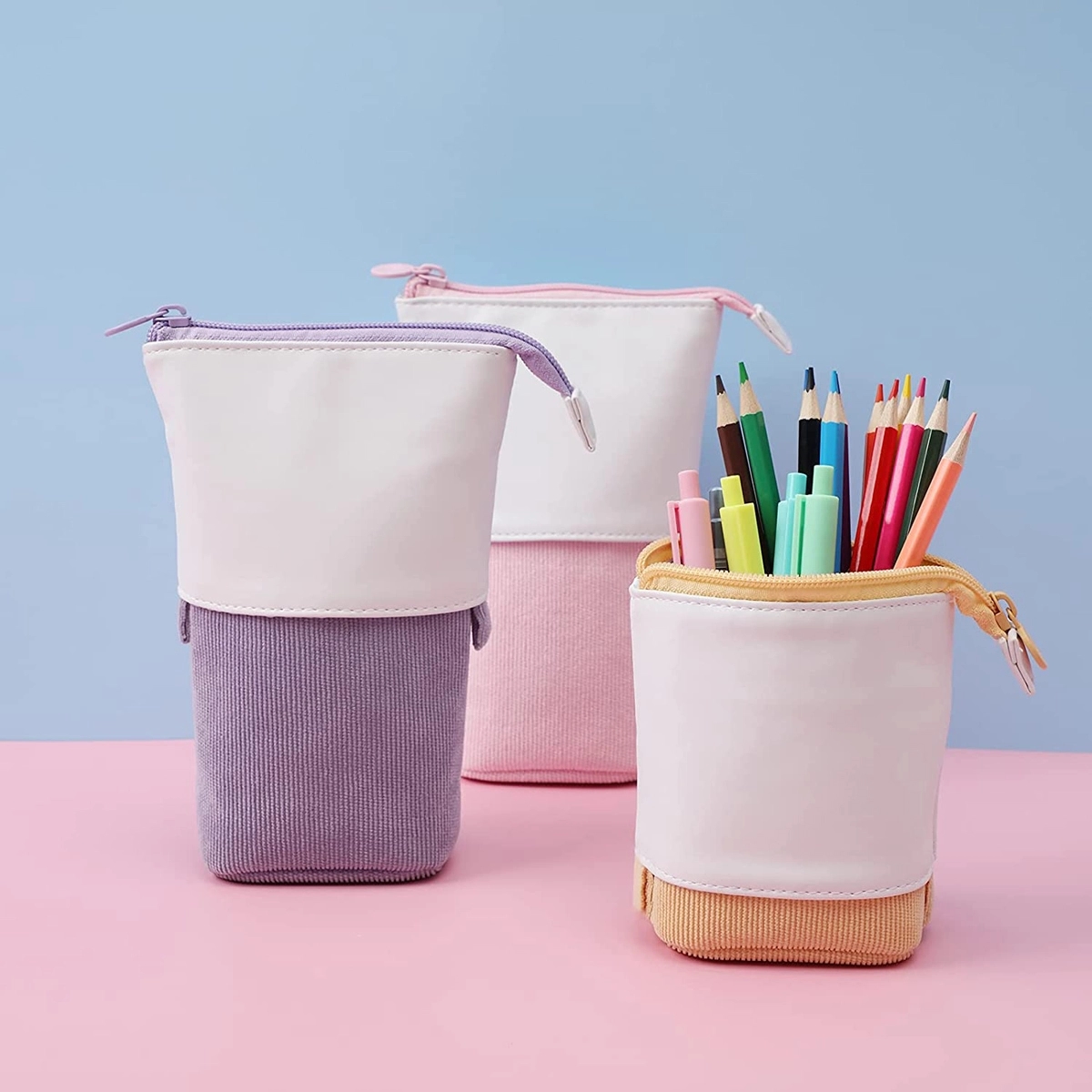 Pen Pencil Telescopic Holder Stationery Case 5