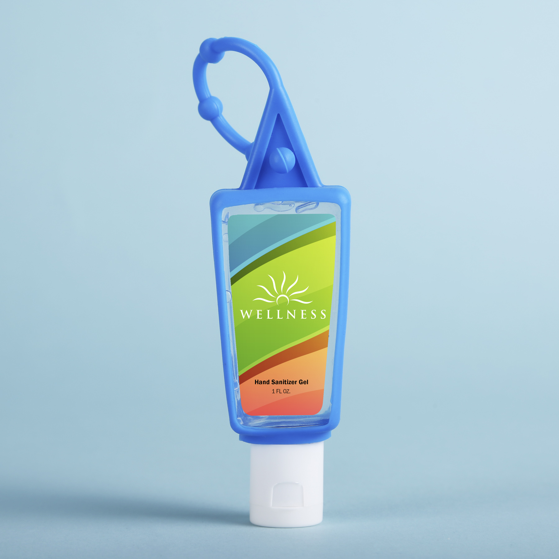 Hand Sanitizer Gel: 1 oz Bottle with Carabiner 4