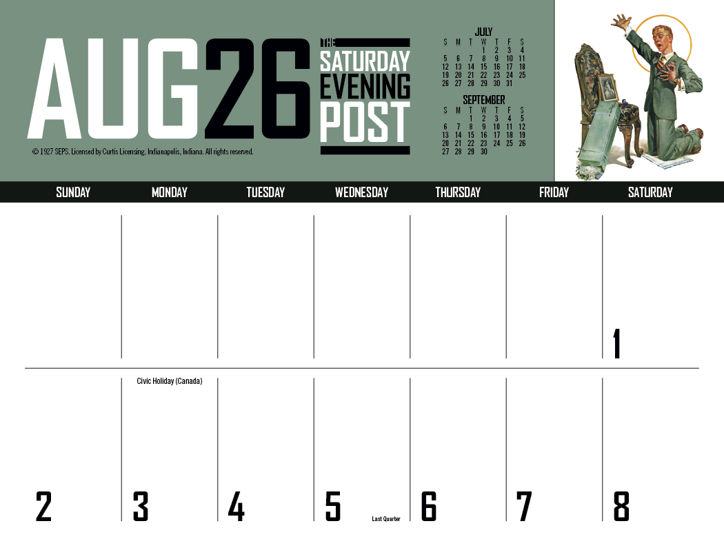 Triumph® Calendars Big Block Memo 39