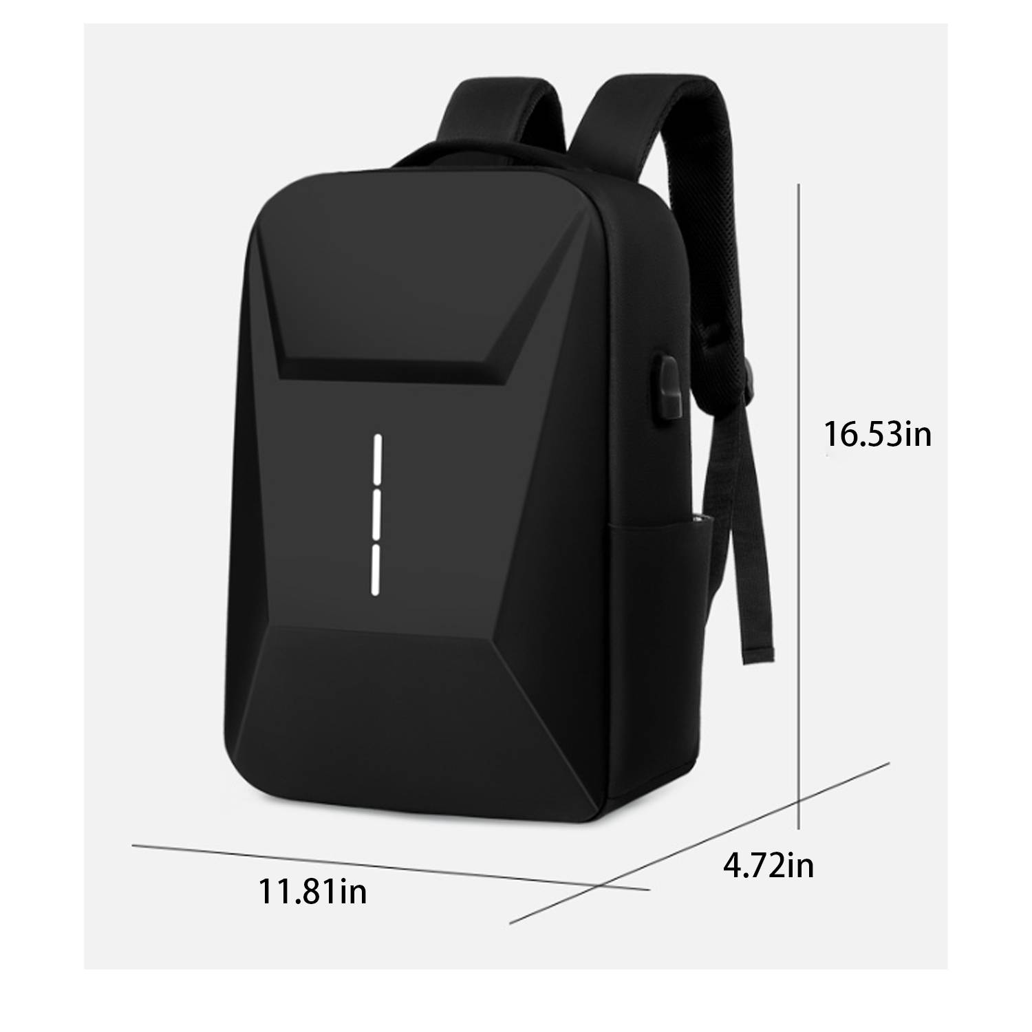 Multi Functional Polyester Backpack With Usb Charging Port 4