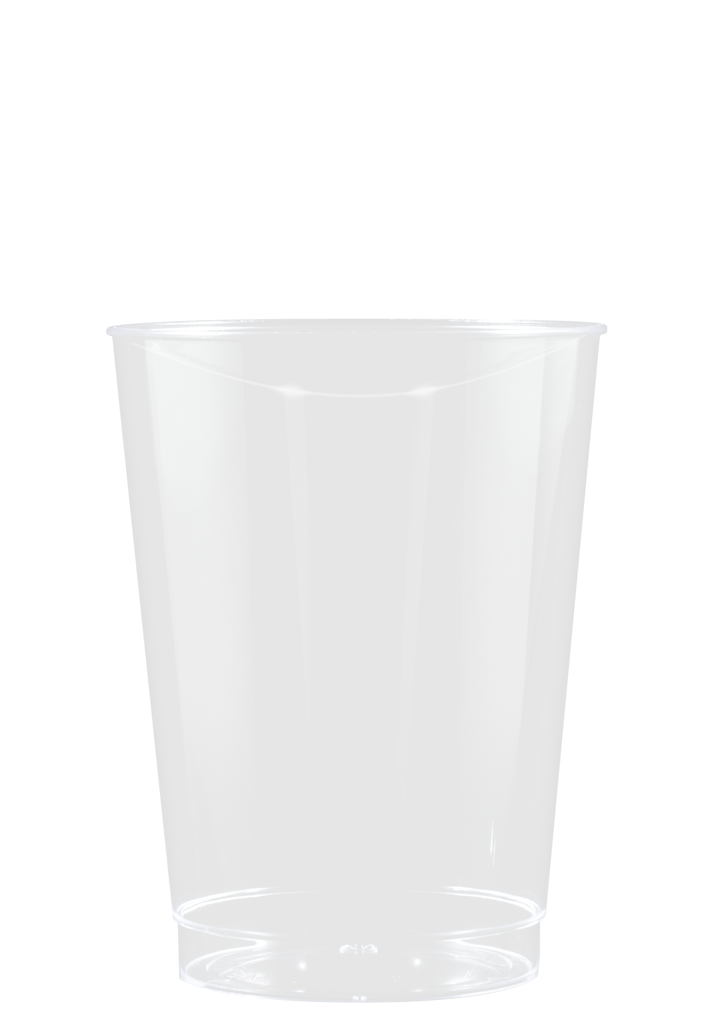 10 oz Hard Plastic Smooth Cup Clear Hi-Speed Print 2