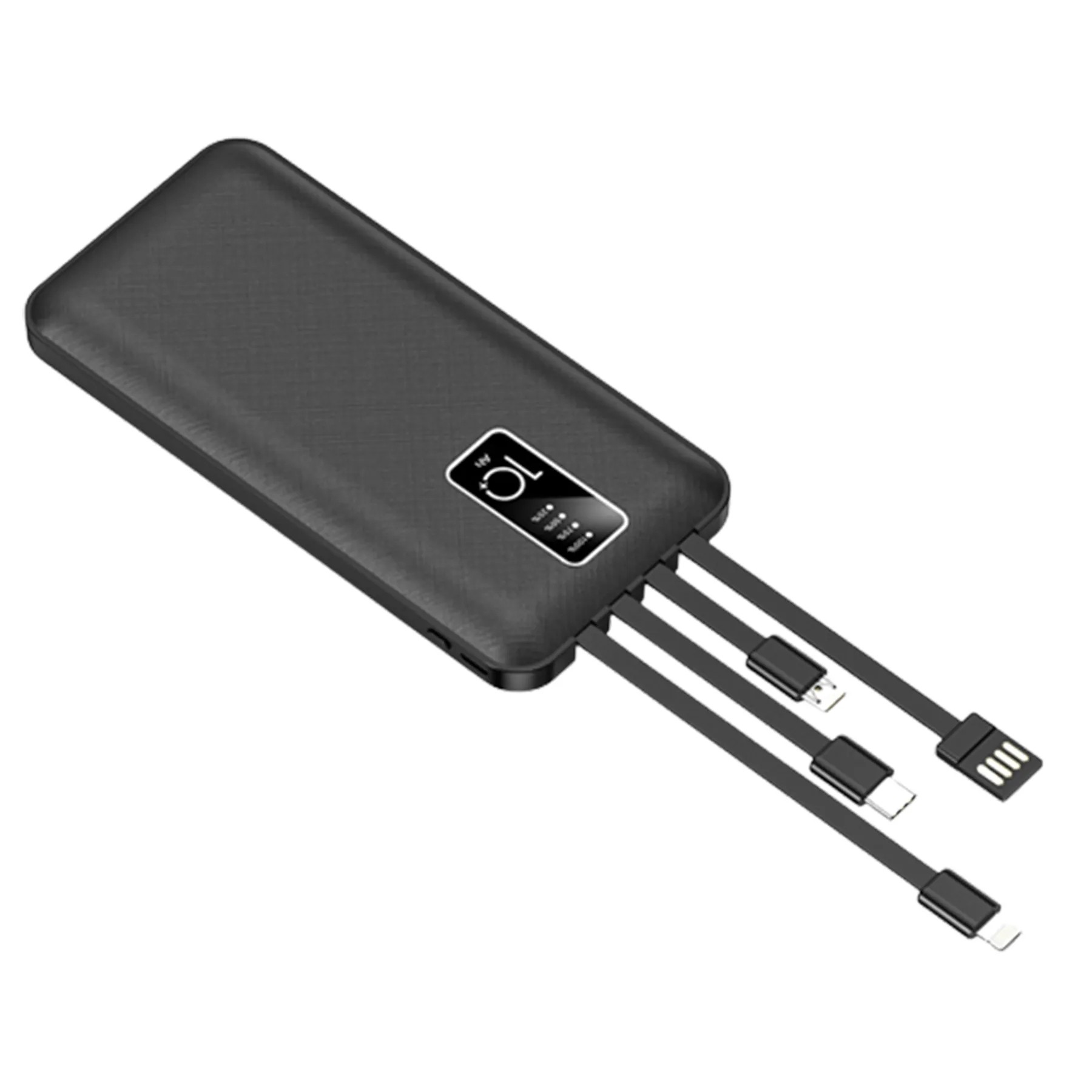 20000Mah Power Bank W/ Built-In Cables 2