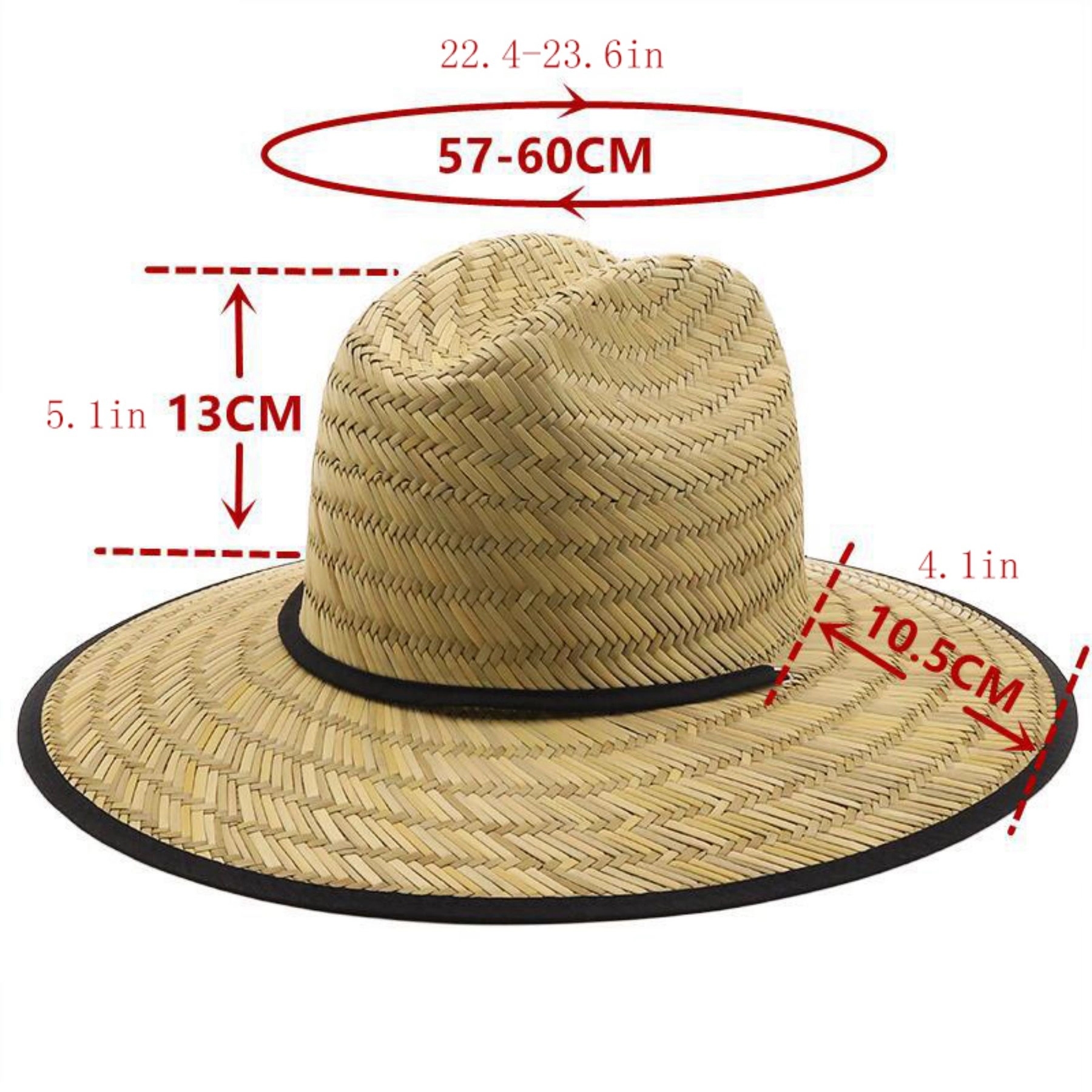Straw Sun Classic Beach Hat 5