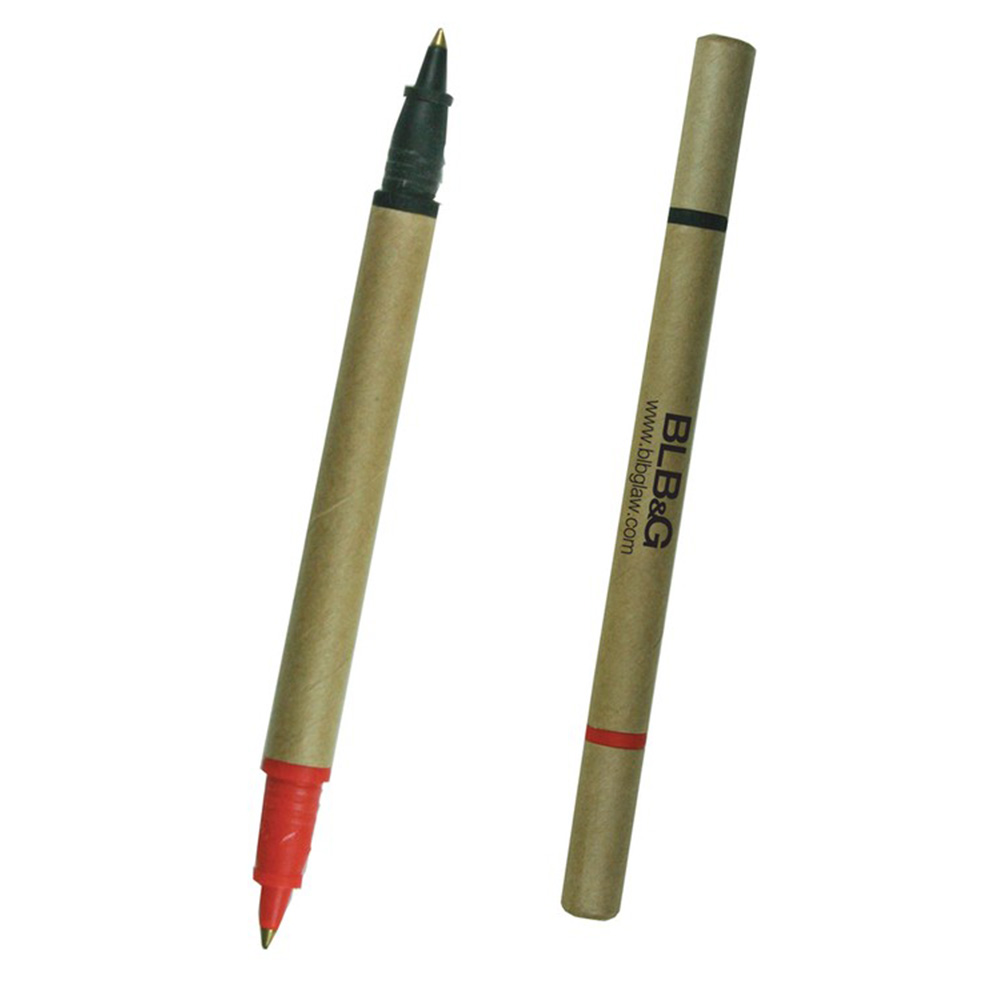 BioDegradable Two Color Cardboard Pen 4
