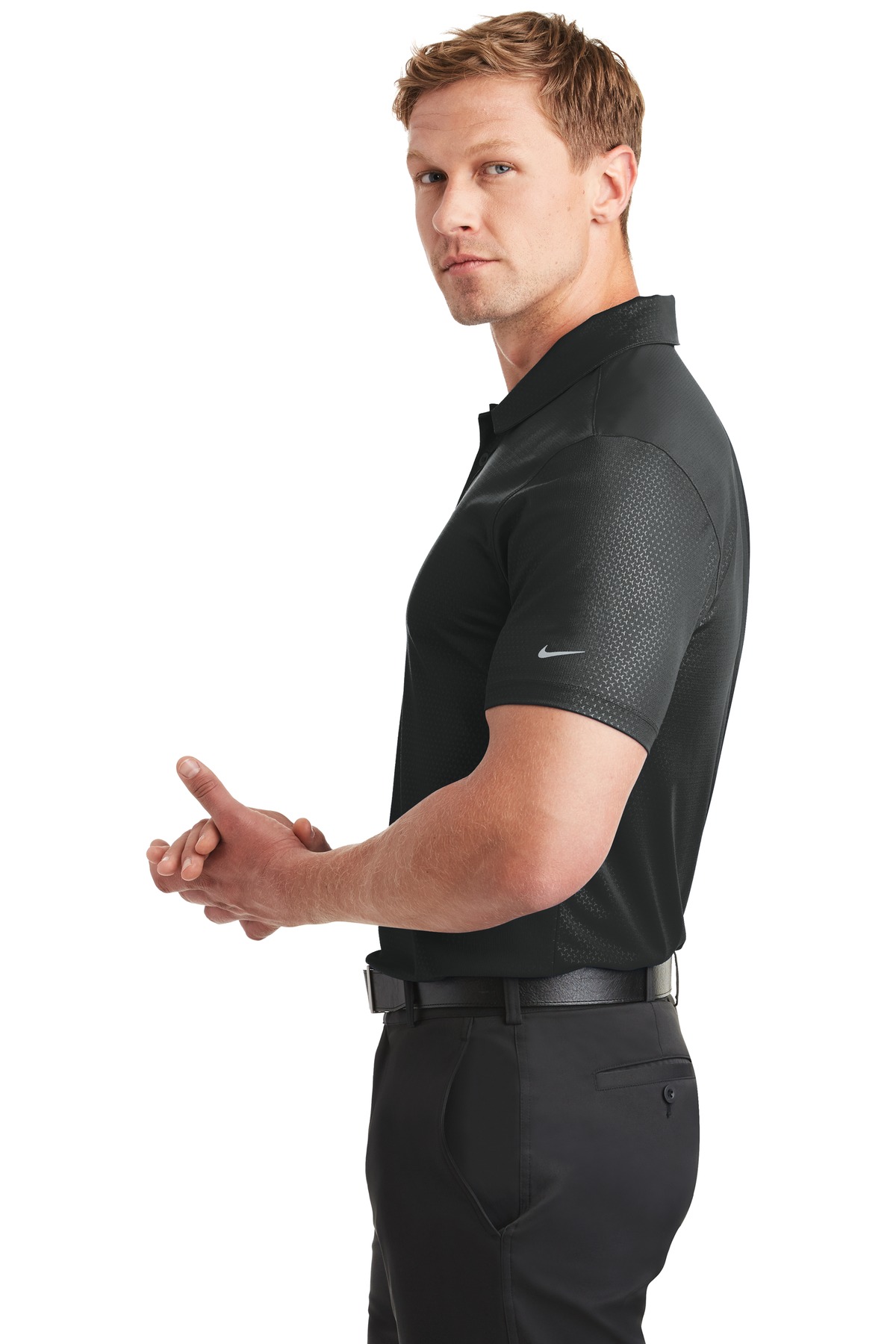 Dri-FIT Embossed Tri-Blade Polo