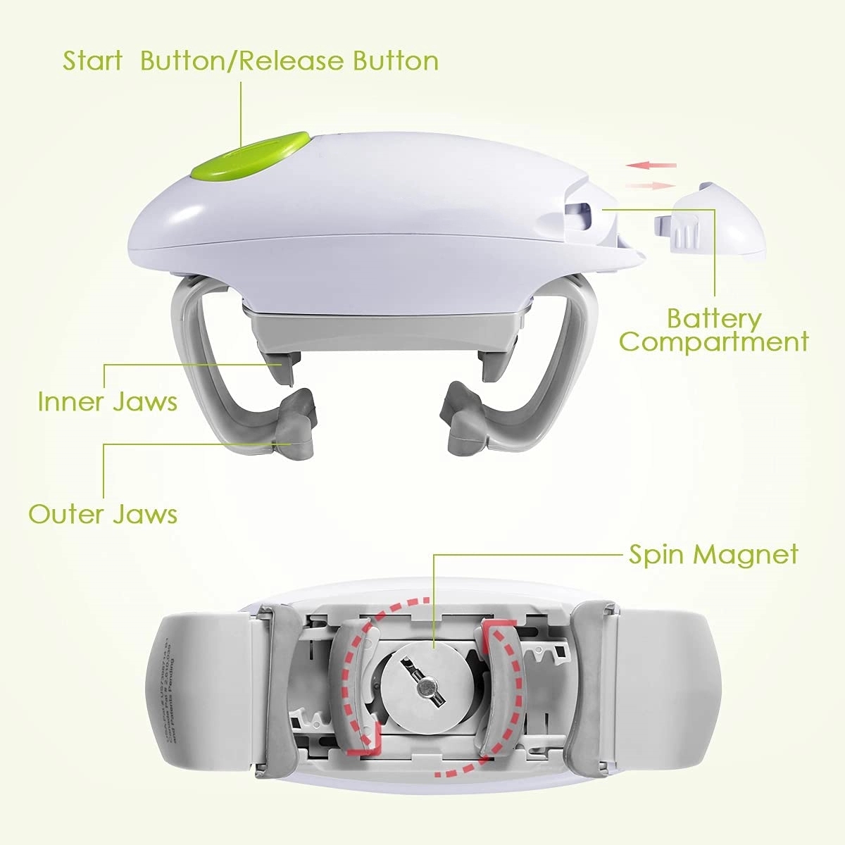 Electric Jar Opener Kitchen Gadget Hands Free 4