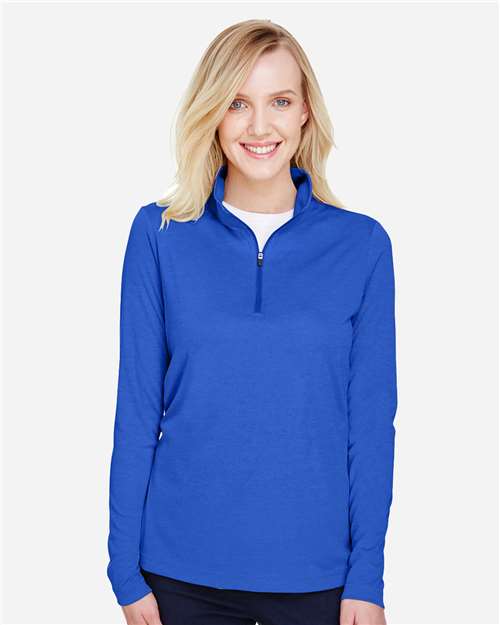 Women's Zone Sonic Heather Performance Quarter-Zip Pullover - TT31HW 26
