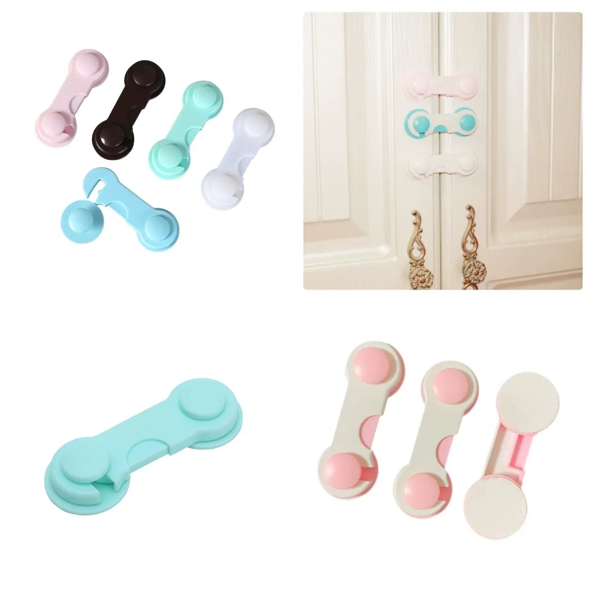 Cabinet Door Locks for Baby Proof and Child Safety 3