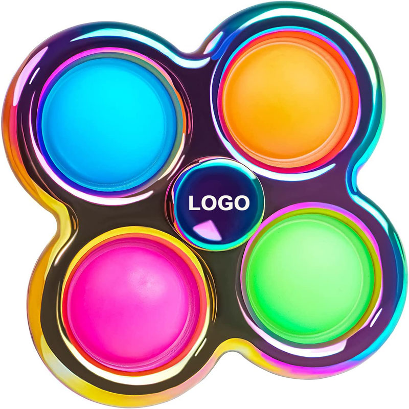 Four Bubbles Anti-stress Push Pop Sensory Fidget Spinner 1