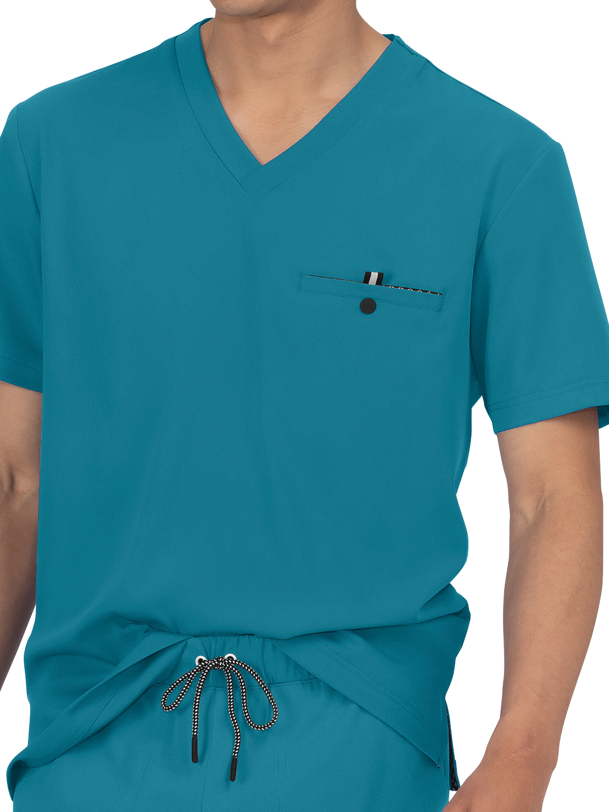 koi - Next Gen - Men's One-Pocket V-Neck Tuck-In On Call Top 9