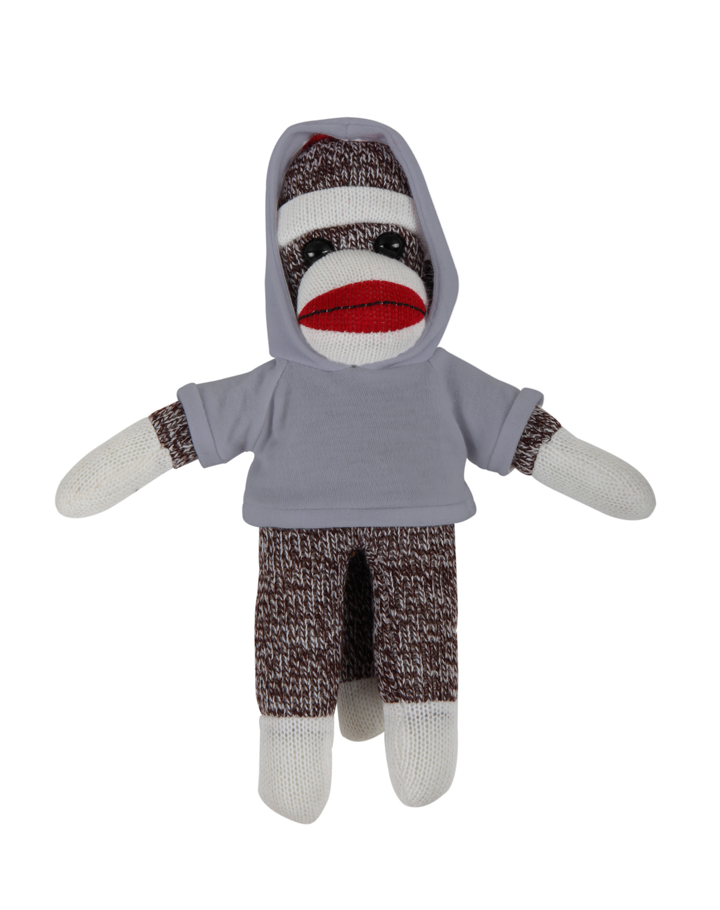 soft plush Original Sock Monkey with hoodie 13
