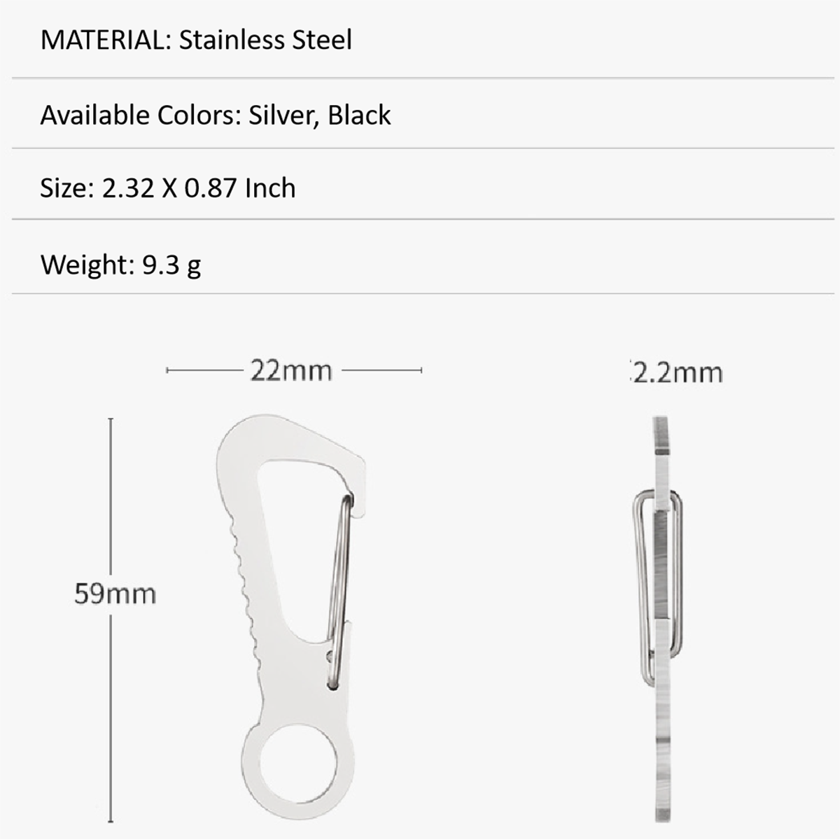 Outdoor Key Chain bottle Opener 3