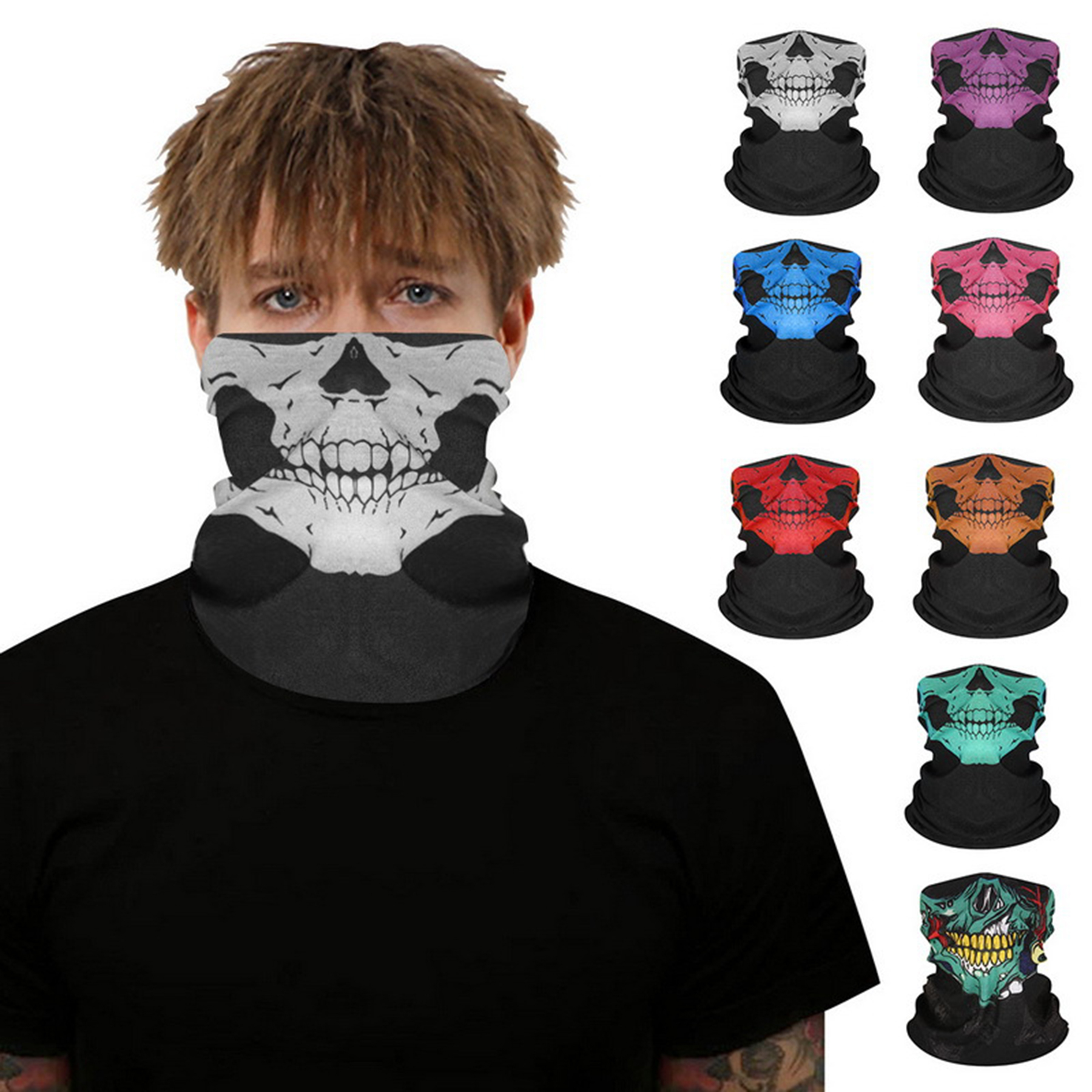 Skull Face Mask Bandanas 4