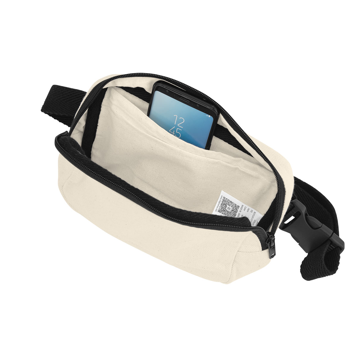 Aware™ 10 Oz. Recycled Cotton Canvas Belt Bag 3