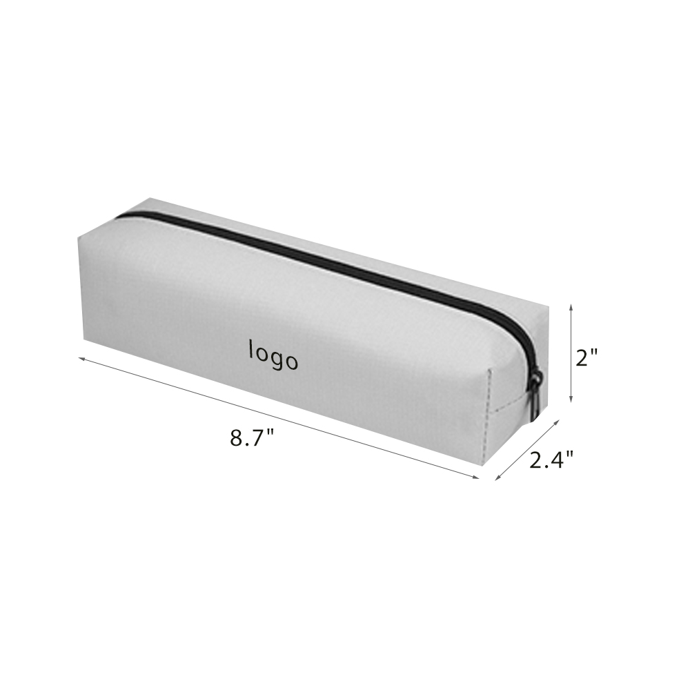A large-capacity, simple and dirt-resistant square Oxford cloth pen case 2