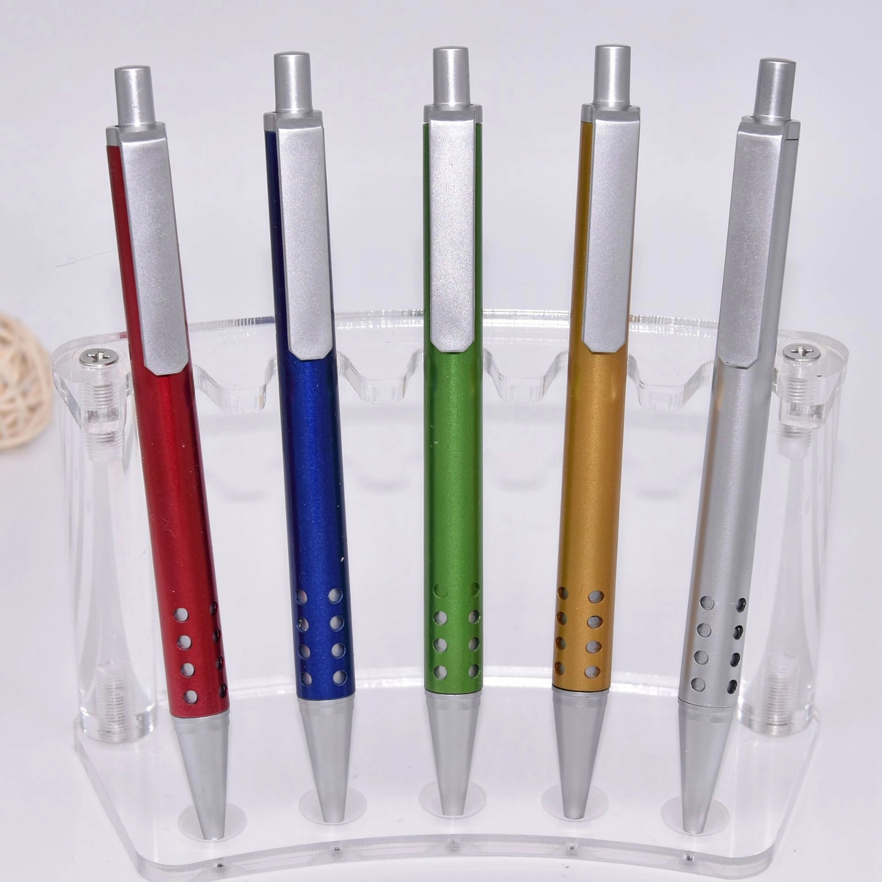 Plastic Ballpoint Pen with Hole 5