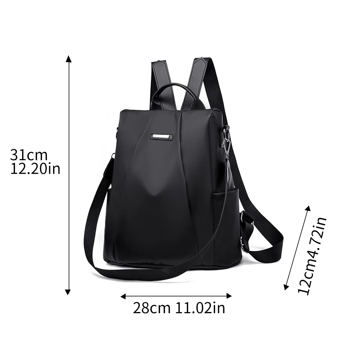 Water Resistant Convertible Backpack For Daily Travel 2