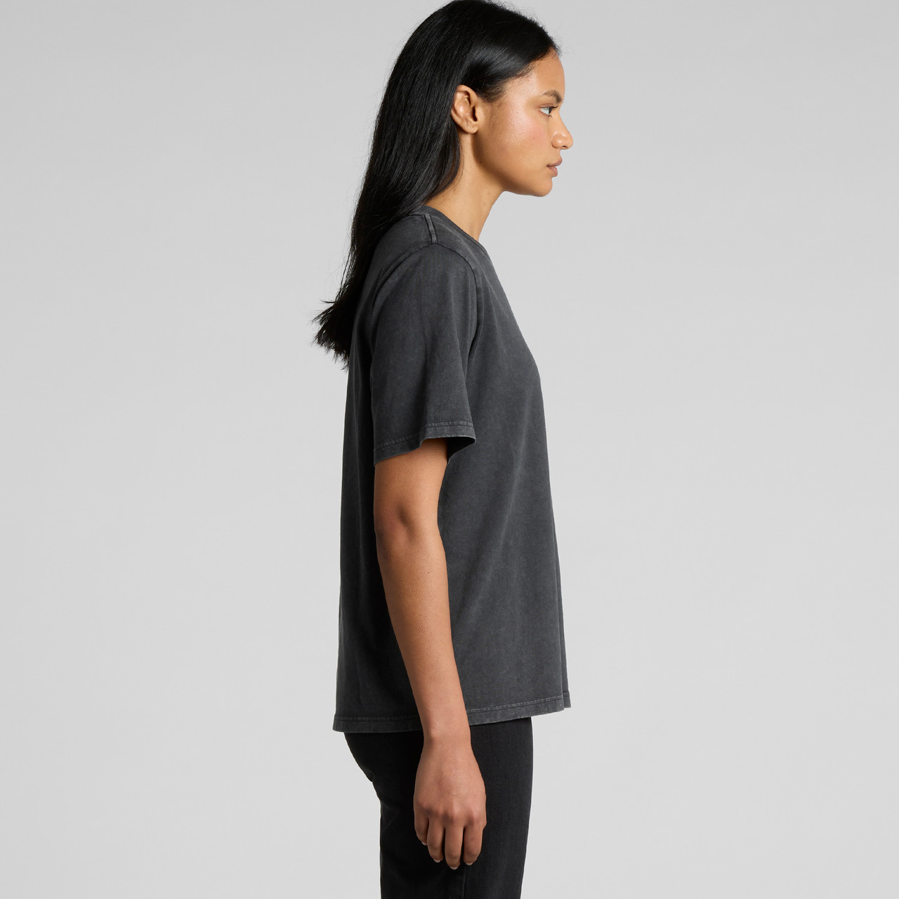 Wo's Stone Wash Heavy Tee | 4085 9