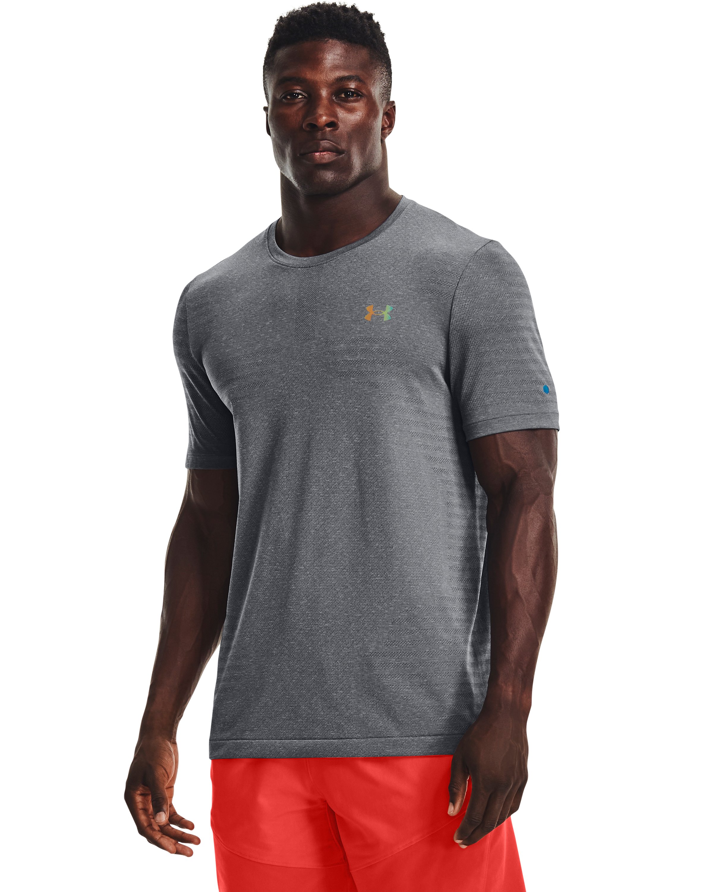 UA RUSH Seamless GeoSport Men's Short Sleeve 9