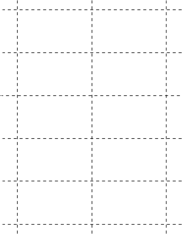 Badge Holder Blank Inserts (2"X3.5")