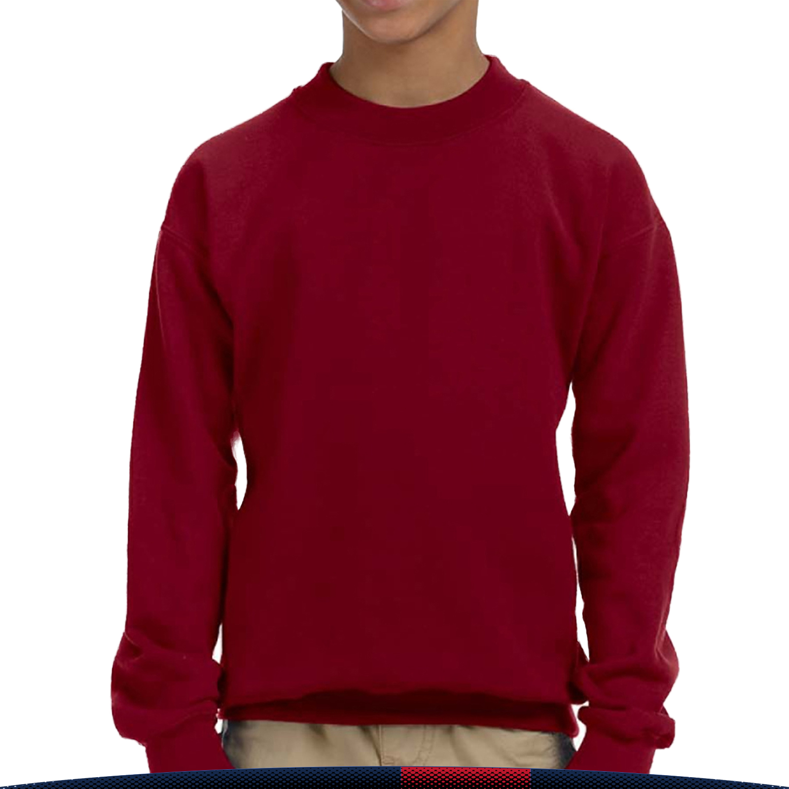 Gildan® Youth Cotton Crewneck Sweatshirts 9