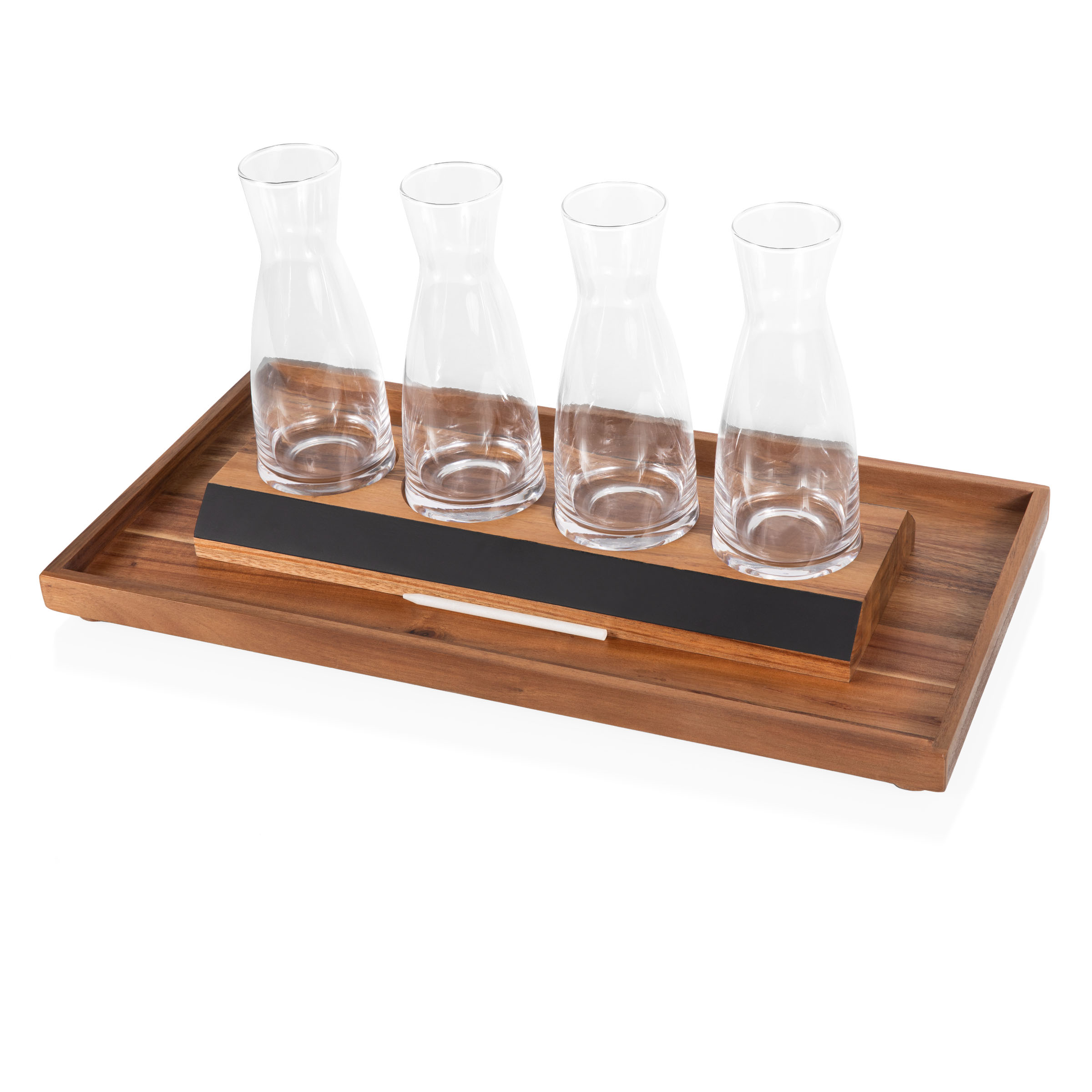 Cava Wine Tasting Kit with 4 Glass Carafes 4