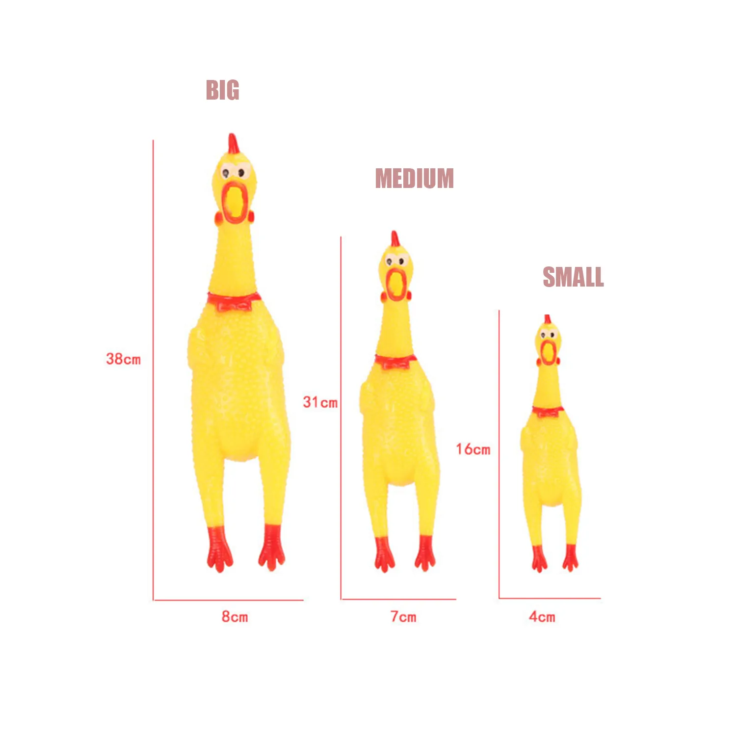 31cm medium screaming chicken 3