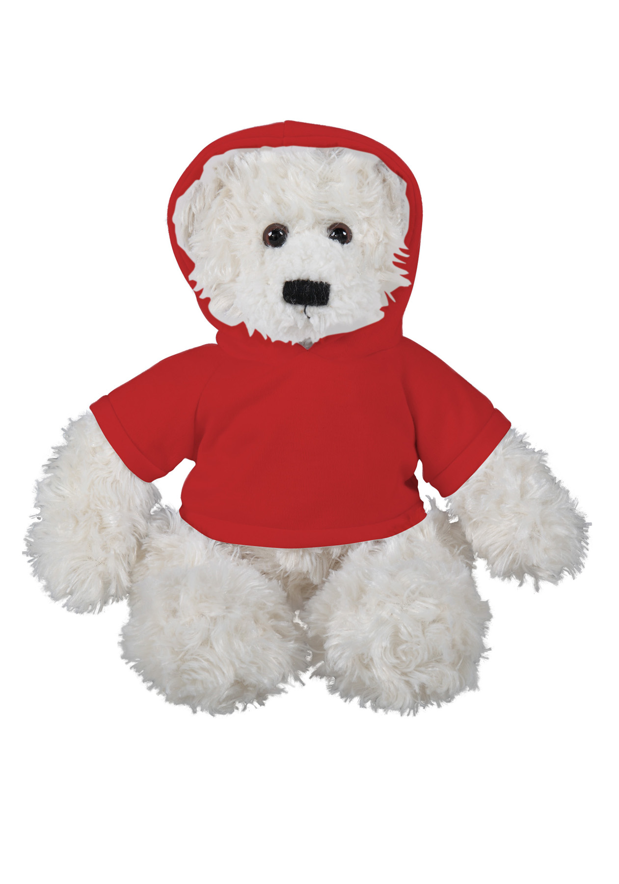 soft plush Cream Brandon Bear with hoodie 9