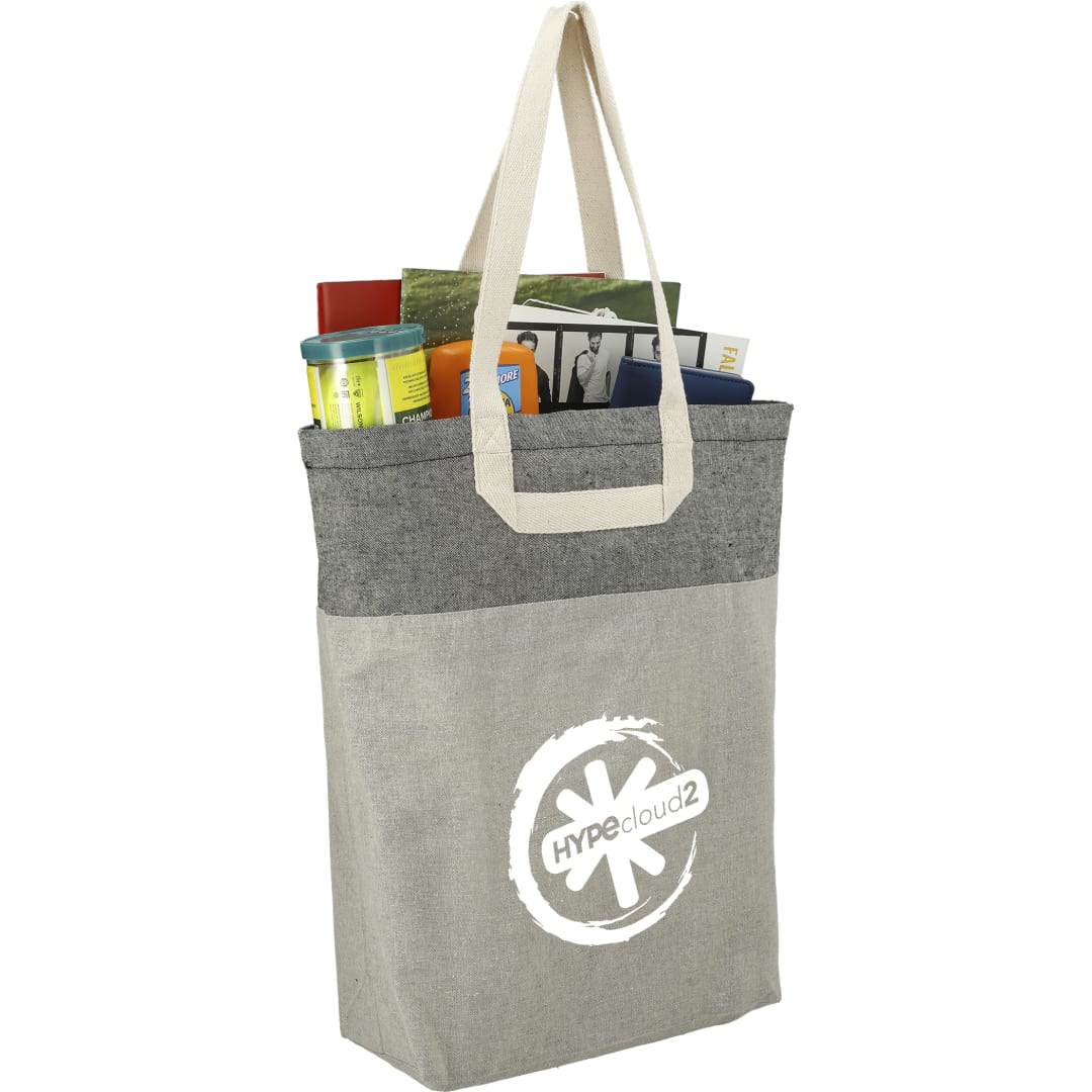 Recycled Cotton U-Handle Book Tote 30
