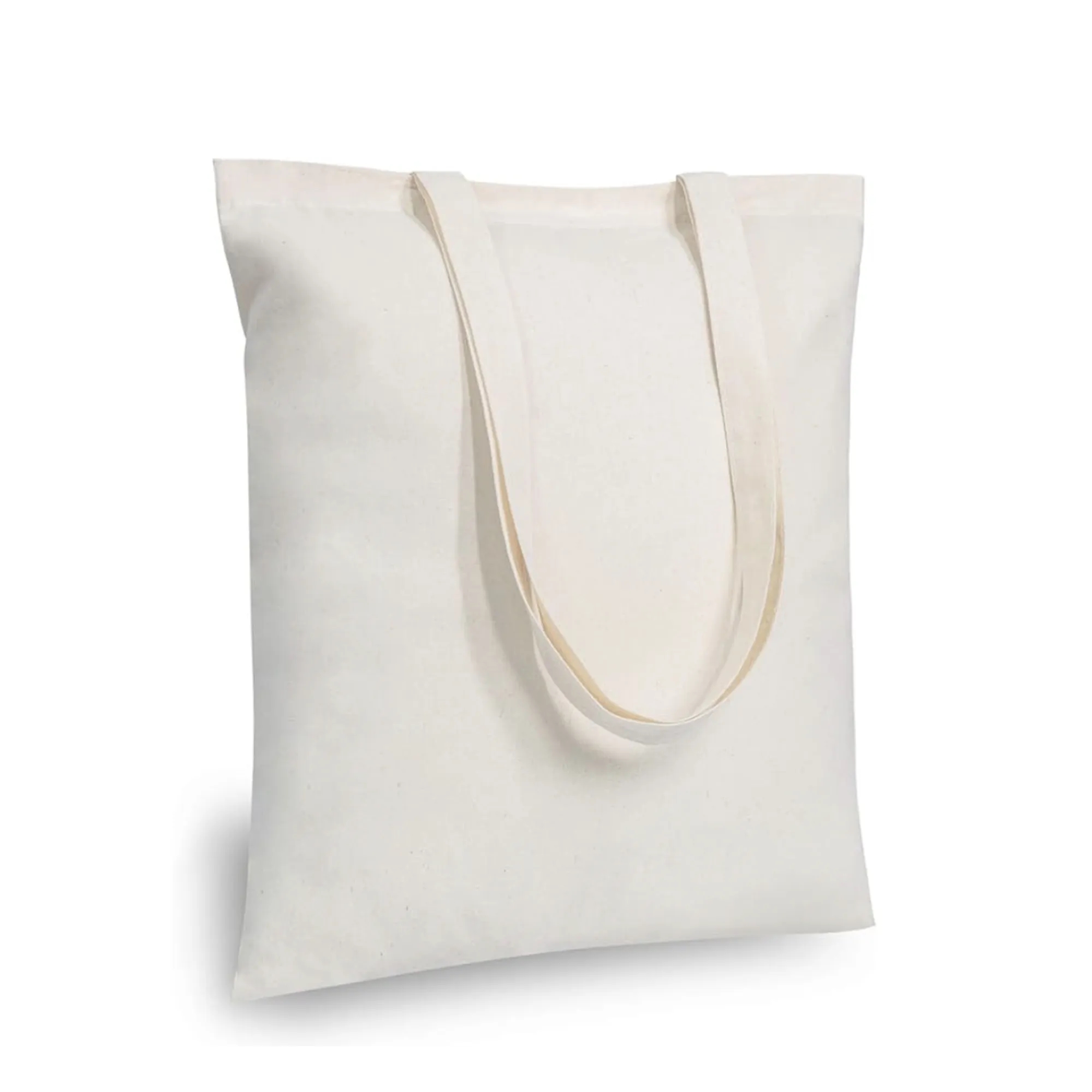 8oz Reusable Canvas Cotton Grocery Shopping Tote Bag 16"x15" 7