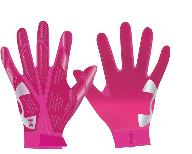 UA Blur Pee Wee Football Gloves 8