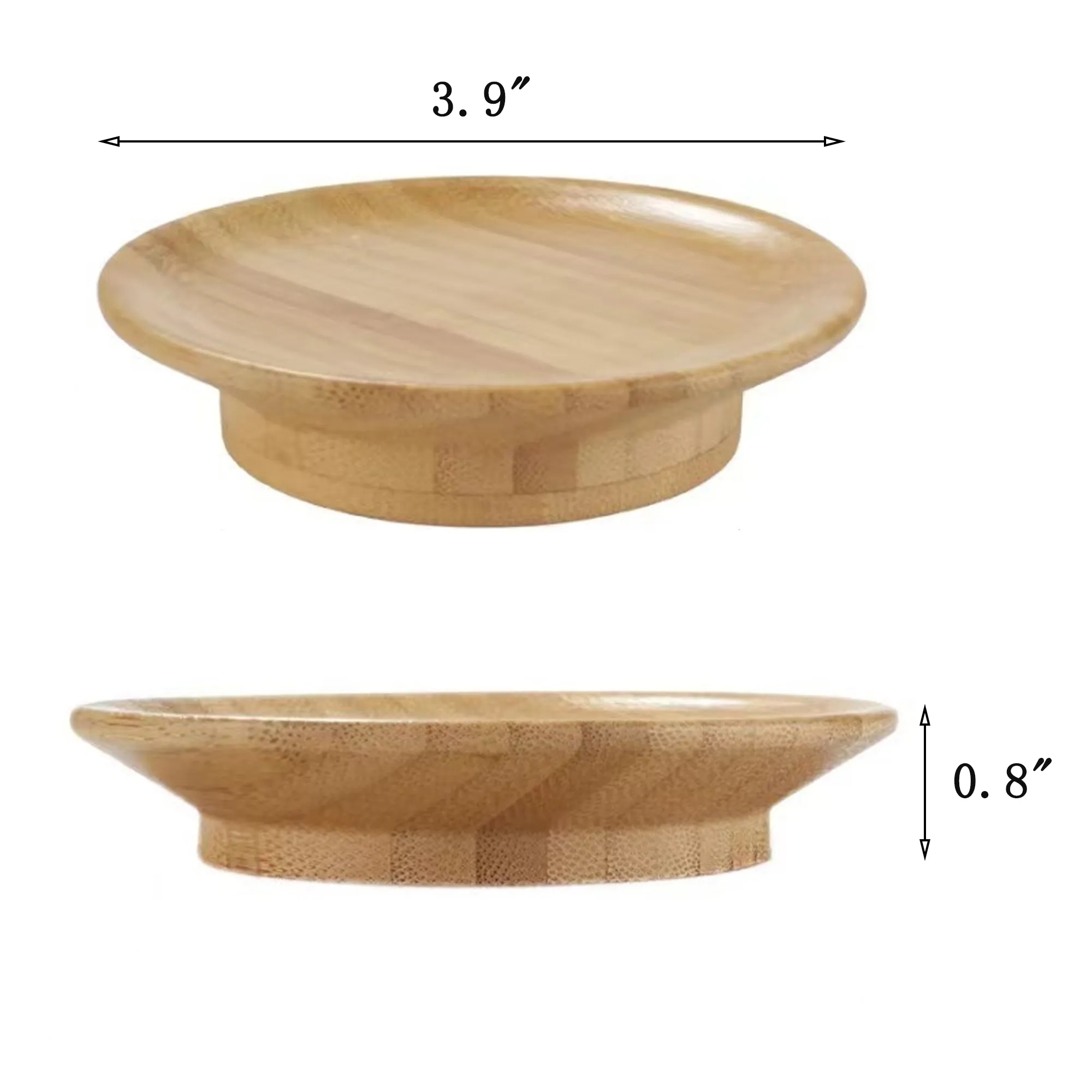 Round Bamboo Wine Glass Cover 3