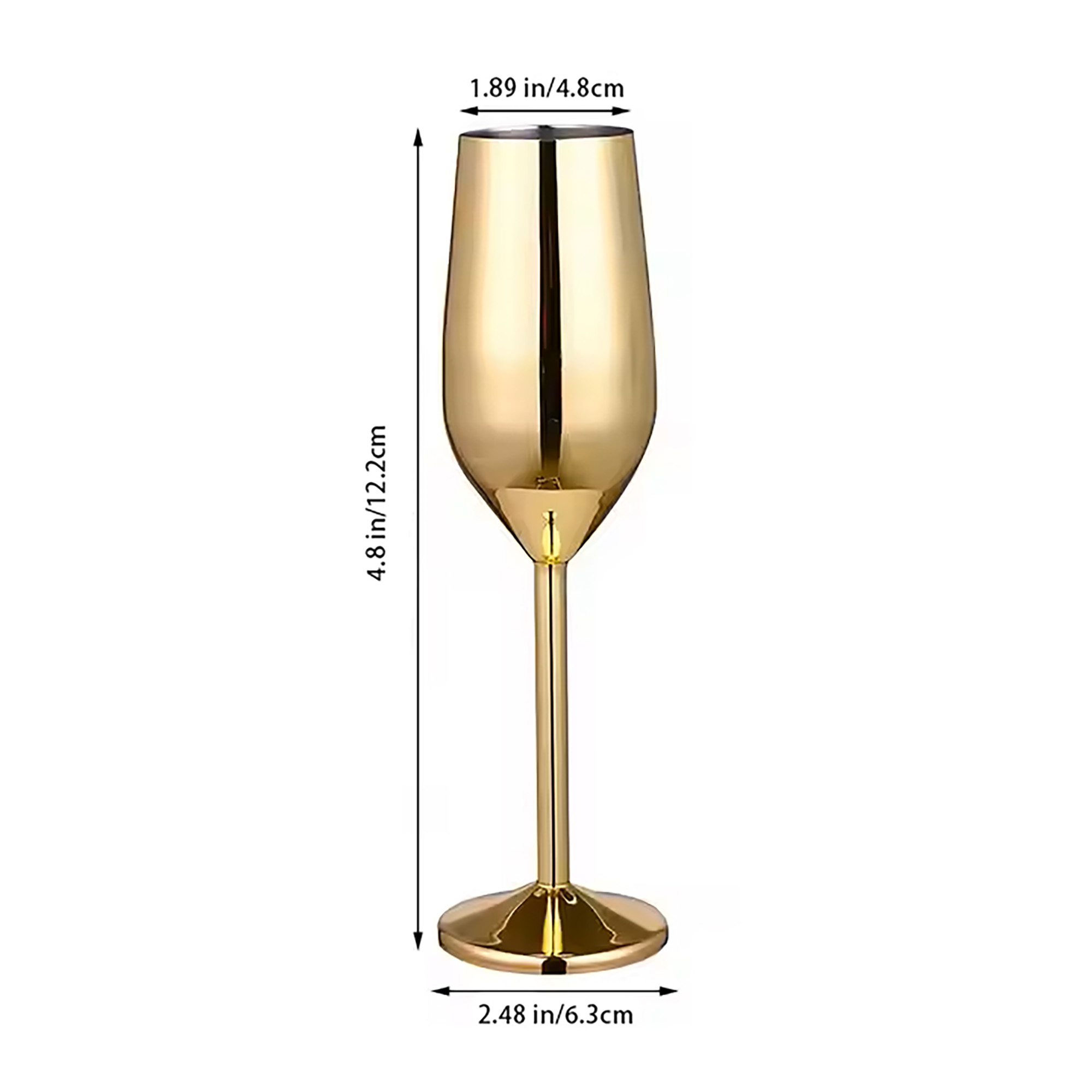 Stainless Steel Wine Glasses 1