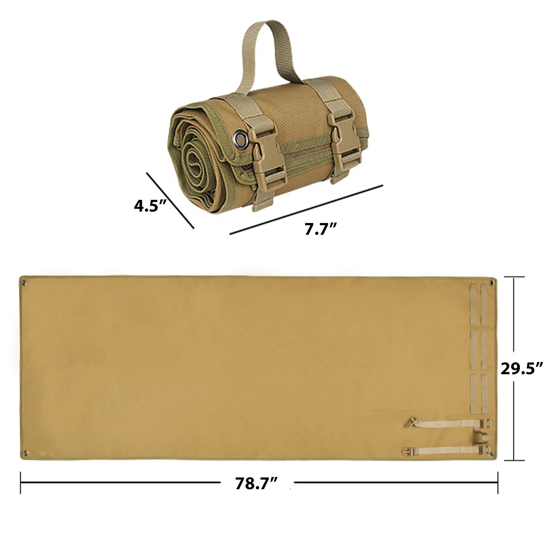 Tactical Shooting Mat with Waterproof Oxford Fabric 11
