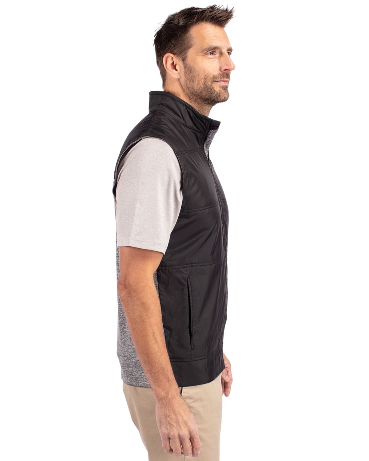 Stealth Hybrid Quilted Mens Windbreaker Vest