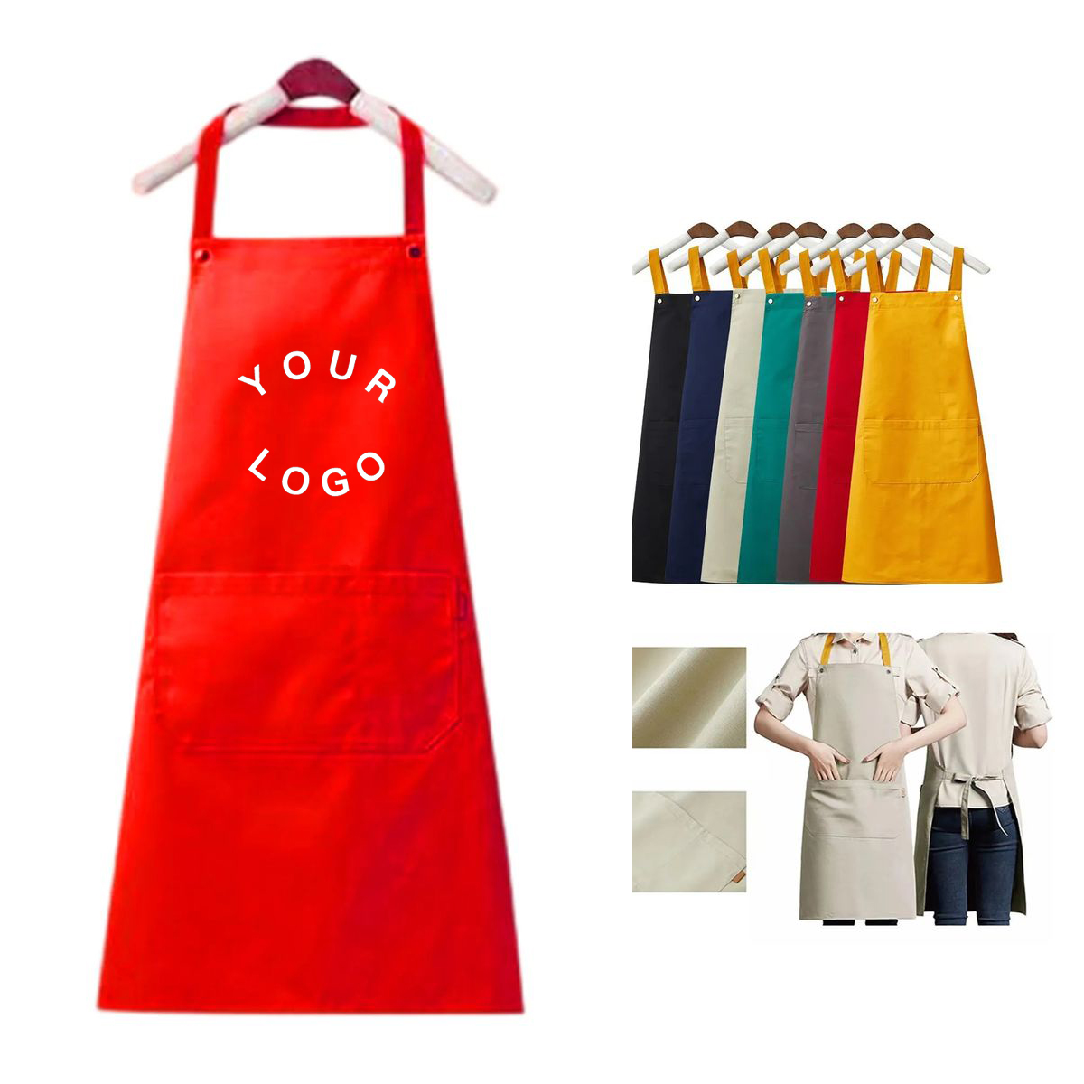 Chef Apron for Home or Restaurant Use 7